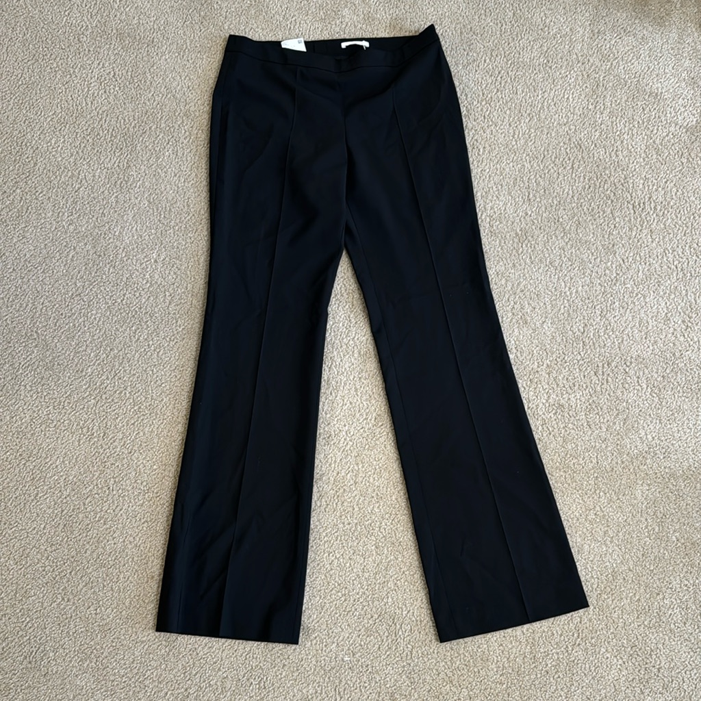 Black Hugo Boss Ladies Side Zip Dress Pants Size 8